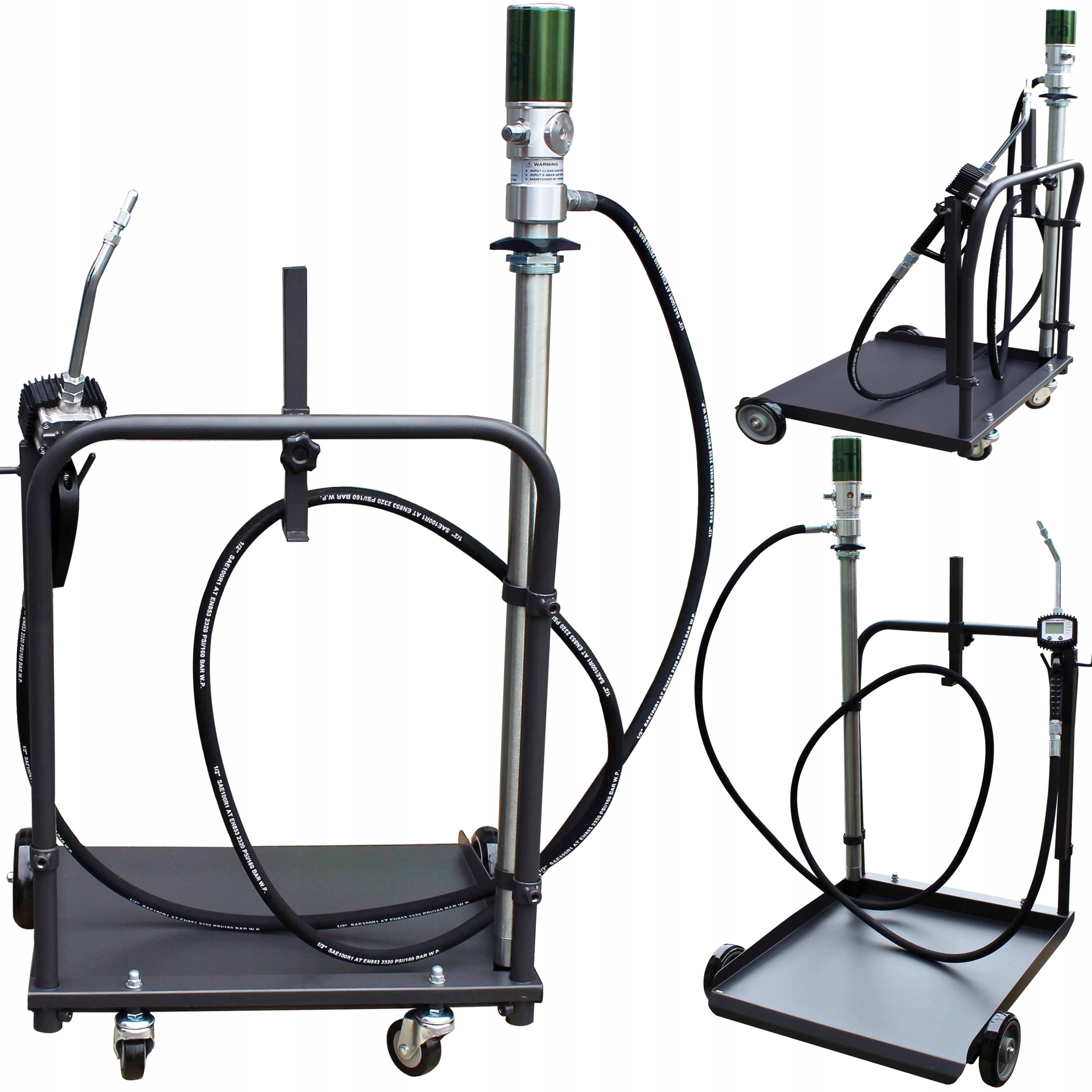 Set Na Distribúciu Oleja 3:1 S Čerpadlom Na Olej Na Vozíku 180-220 l