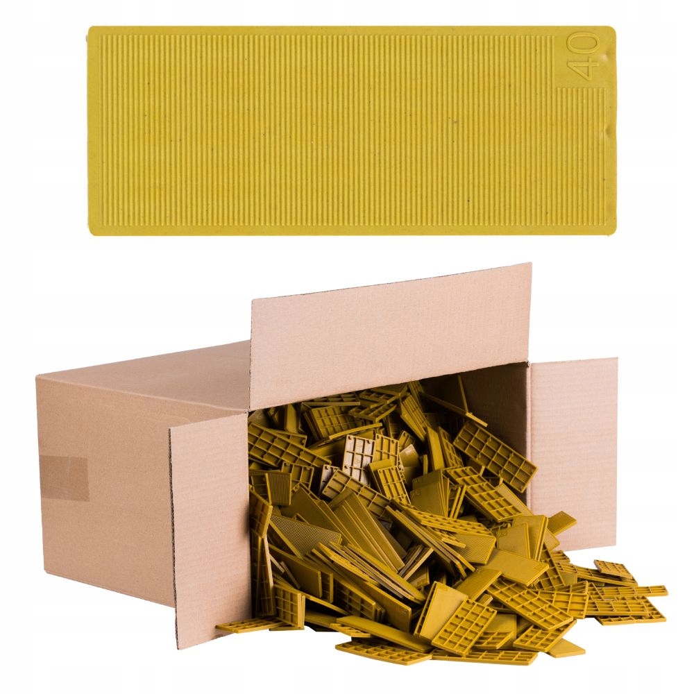 Deckline K4004 Trvanlivé Vyrovnávací Distanční Podložky 40x100x4MM 1000 Ks