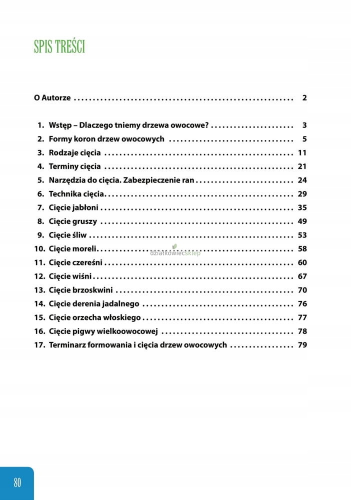 SZTUKA CIĘCIA DRZEW OWOCOWYCH Ewelina Gudarowska ISBN 9788363544829