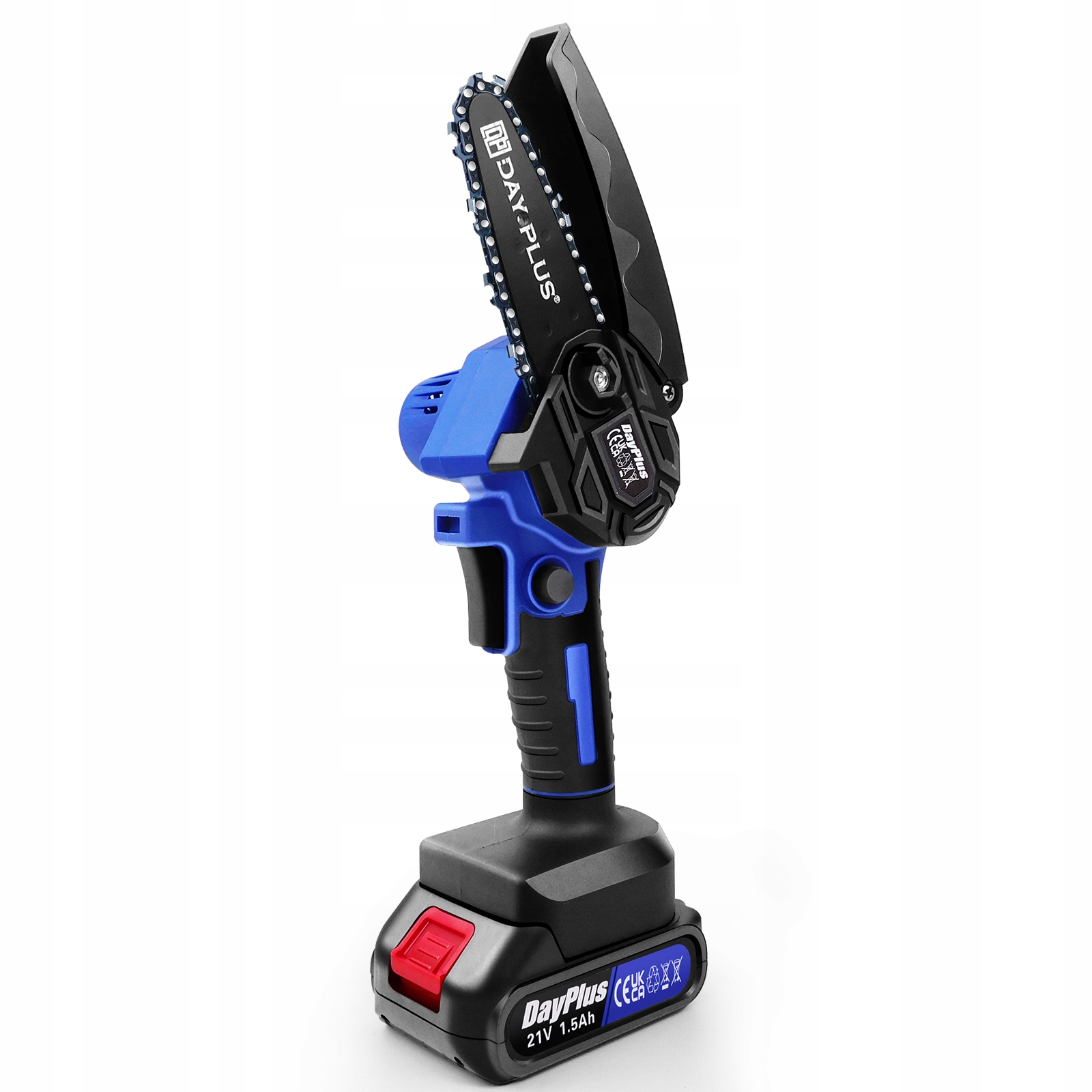 MINI PIŁA ŁAŃCUCHOWA AKUMULATOROWA GAŁĘZIÓWKA + 2AKU + 2x Łańcuch + 1xGogle Długość prowadnicy 10 cm