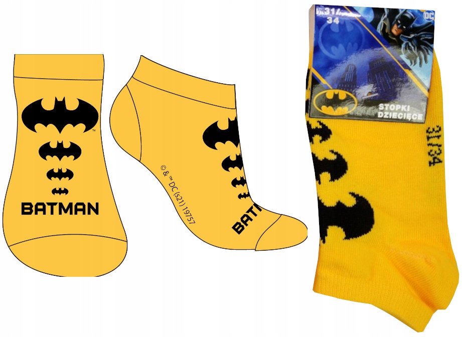 

Batman skarpetki Stopki chłopięce 23/26 R074j