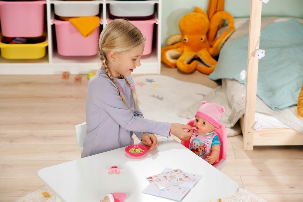 BABY born Interaktywna Lalka Emma Niemowlę 43 cm Bobas Akcesoria Minimalny wiek dziecka 3