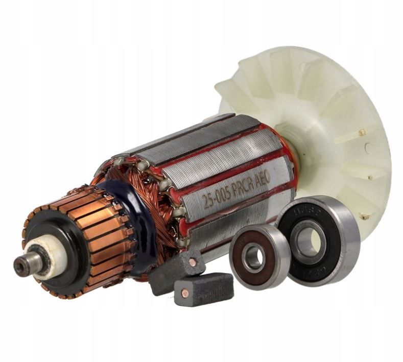 ZESTAW KOMPLETNY WIRNIK ŁOŻYSKA SZCZOTKI CELMA PRCr 10/6 AEO ES ZAMIENNIK