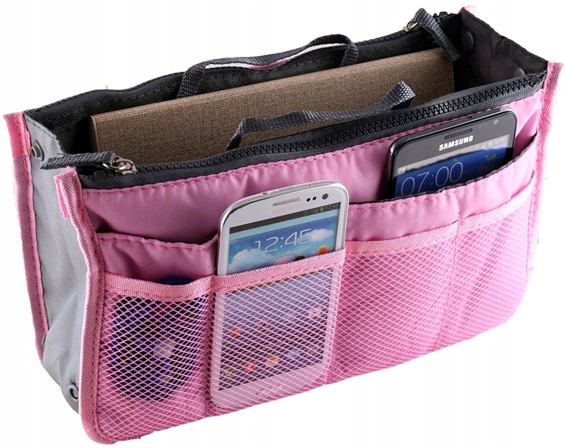 Organizer do walizki kosmetyczka Kuferek różowy torebki podróżny do torby Stan opakowania oryginalne