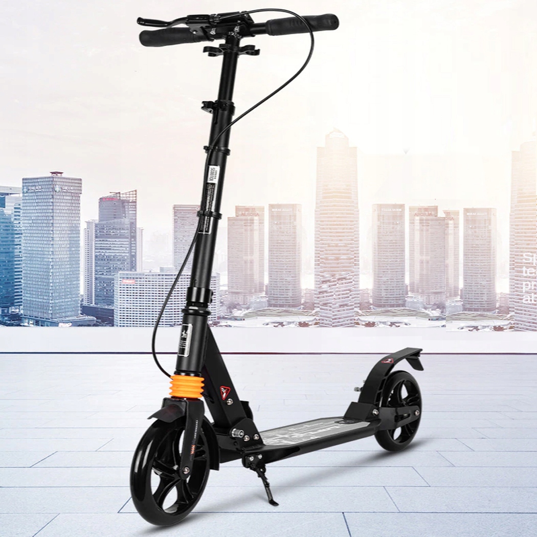 HULAJNOGA SKŁADANA HAMULEC TARCZOWY AMORTYZATORY Amortyzacja pełna