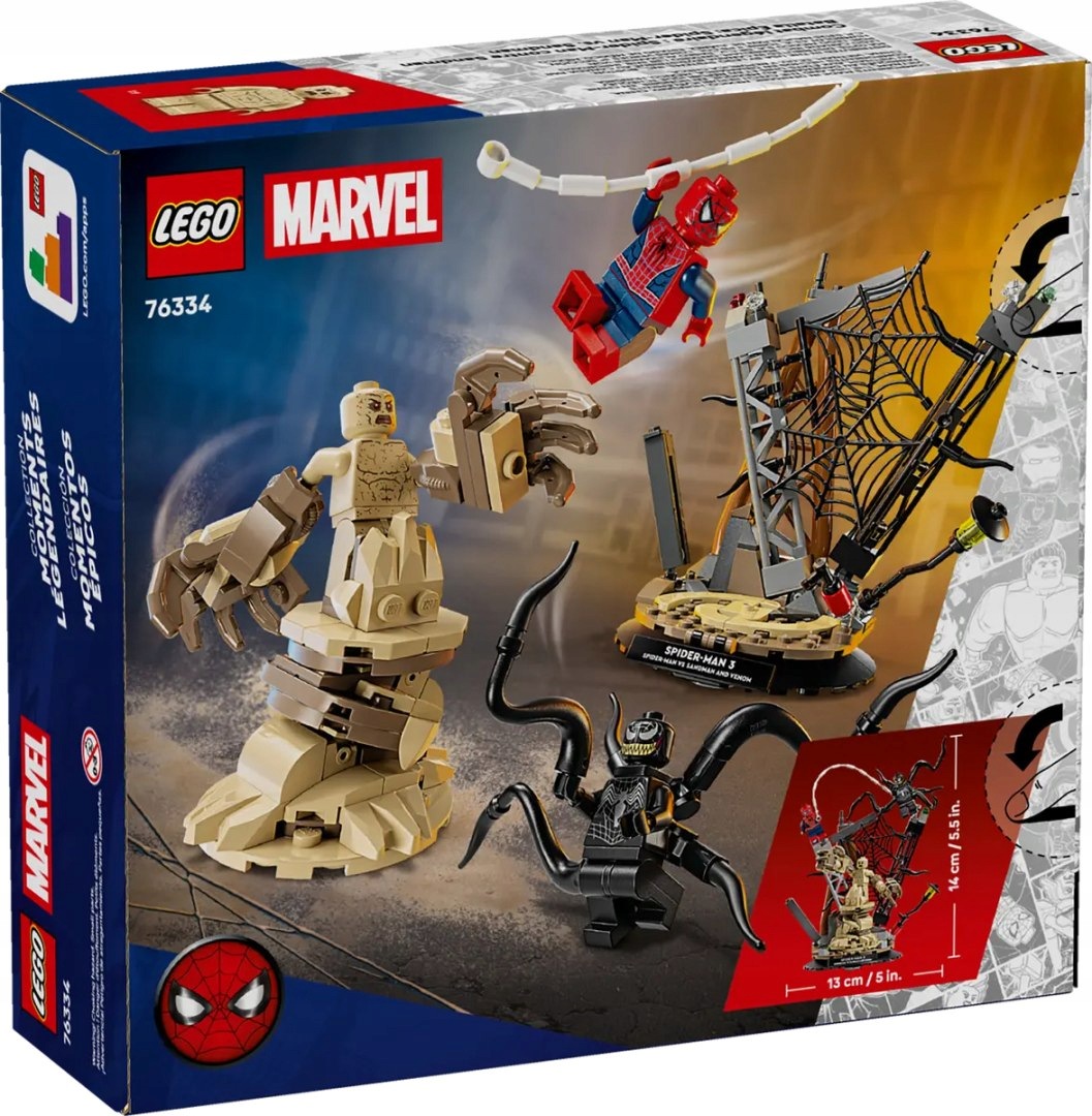 76334 Lego Heroes Epická bitva: Spider-Man versus Sandman Lego