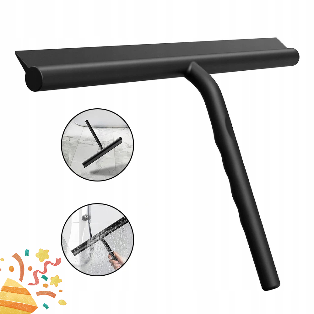 Levně Stěrka na vodu 33 cm kovové jádro protiskluzová rukojeť do interiéru