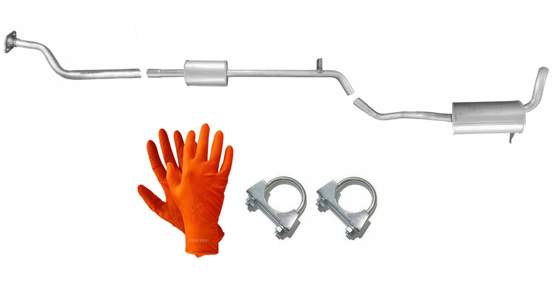 Renault Modus 1.2 16V 74-76 kW (od 2007) Liftback Výfukový Systém Tlumič