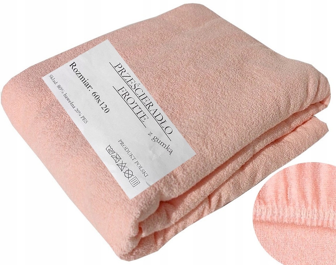 

Prześcieradło Frotte 60/120 120X60 Jakość