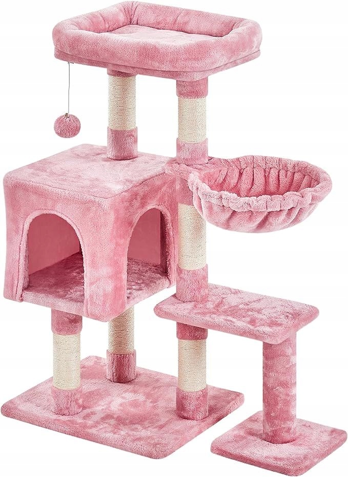 Levně Vysoký škrabák Yaheetech 61 – 100 cm