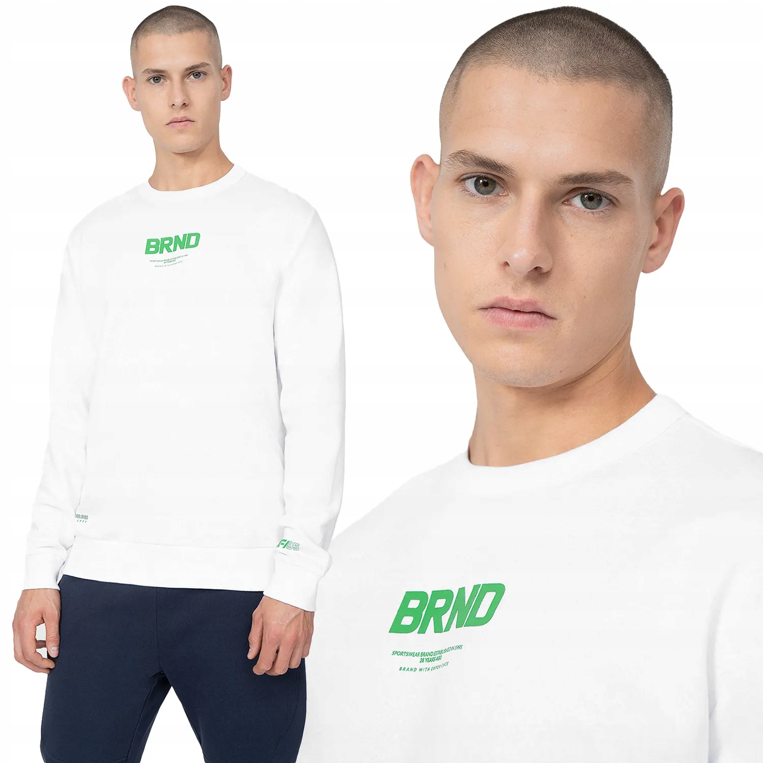 

Bluza Męska Dresowa 4F Bawełniana Sportowa S23M237