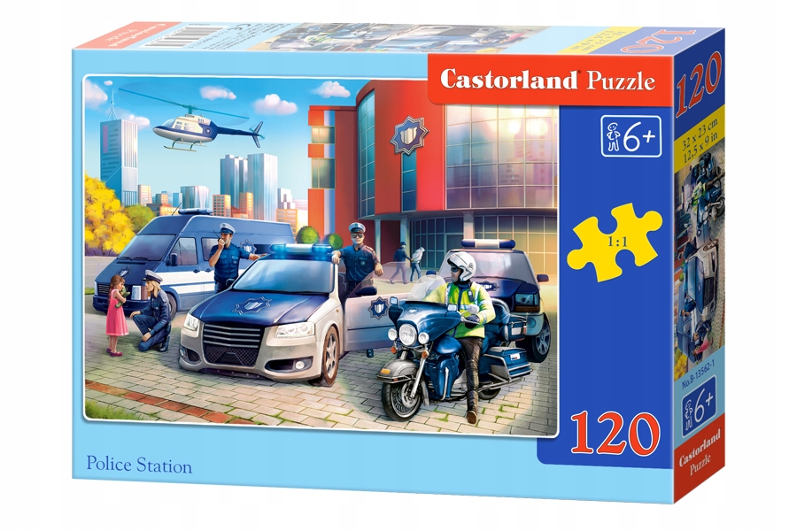 

Castor Puzzle 120 Police Station Posterunek Policj