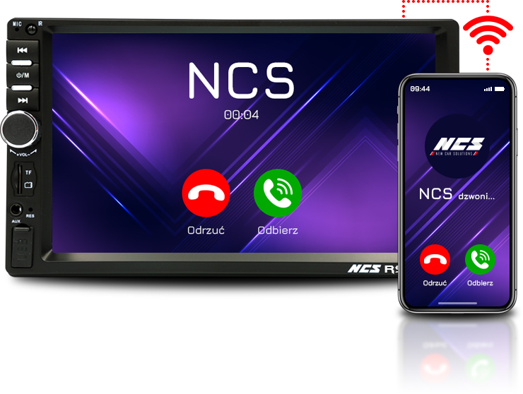 RADIO SAMOCHODOWE 7" do FORD GALAXY 2000 - 2005 BT Pilot w zestawie tak