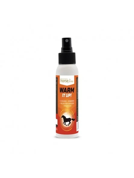 HorseLine Warm It Up! 100 ml spray regenerujący i zapobiegający obrzękom