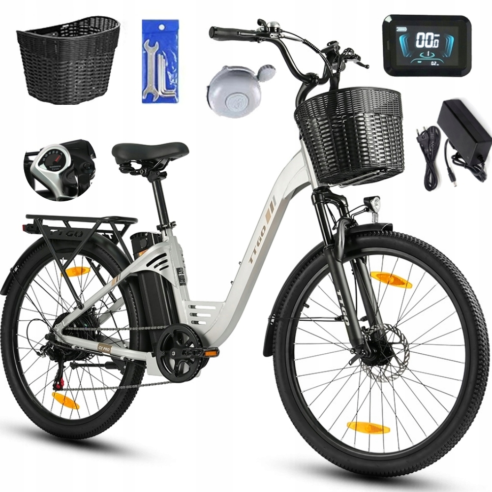 2026 Elektrokolo Ttgo C2 Pro 36V 18Ah 250 W 25 km/h 120 km 26” E-bike