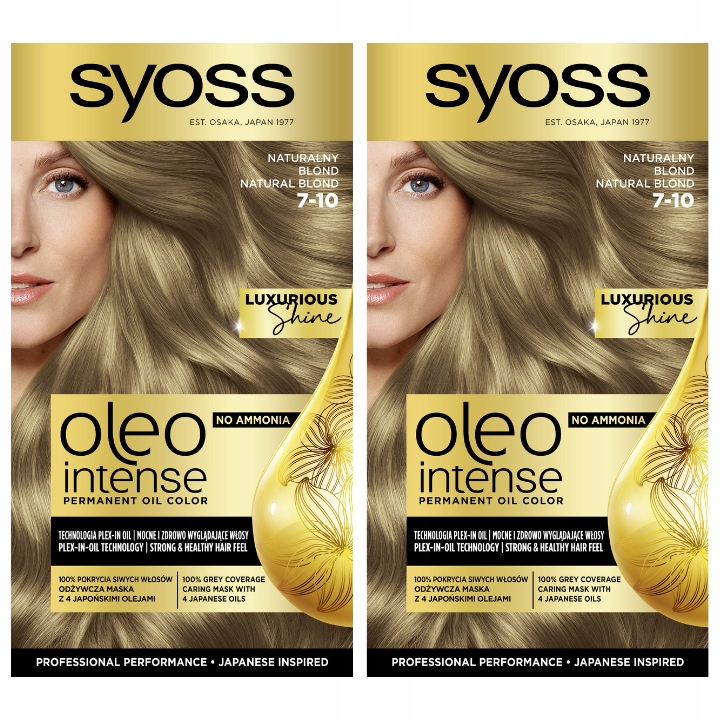 

Syoss Oleo Farba do włosów naturalny blond 7-10 x2