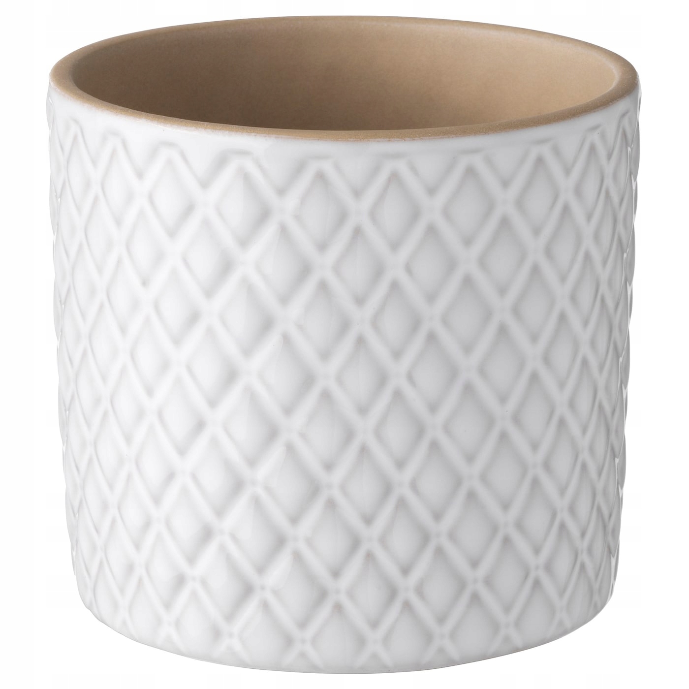 

Ikea Chiafrön Osłonka doniczki - biały 9 cm