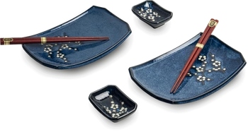 Sada na sushi Hana Blue vyrobená v Japonsku