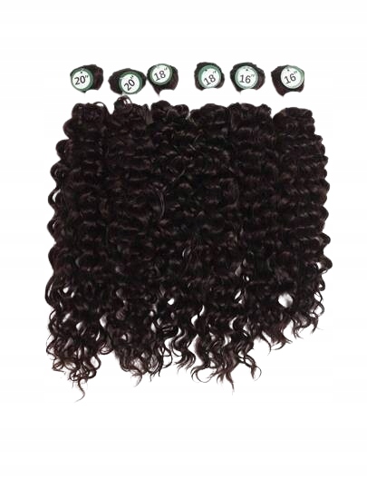 Shein Dámské Syntetické Vlasy Pro Perugi Tresky Tmavě Hnědé 1JB