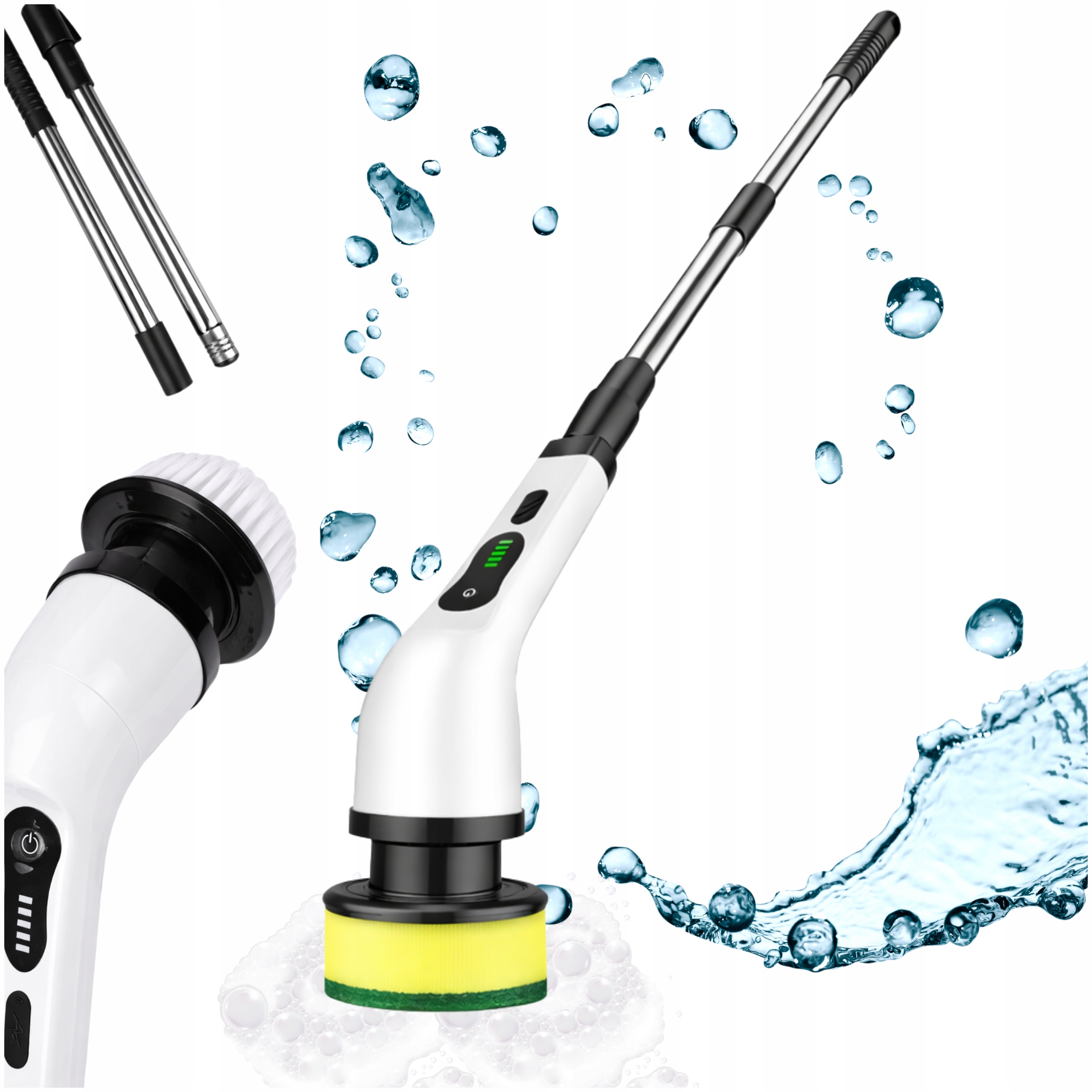 Elektrický kartáč 9v1 Bezdrátový rotační Turb Mop