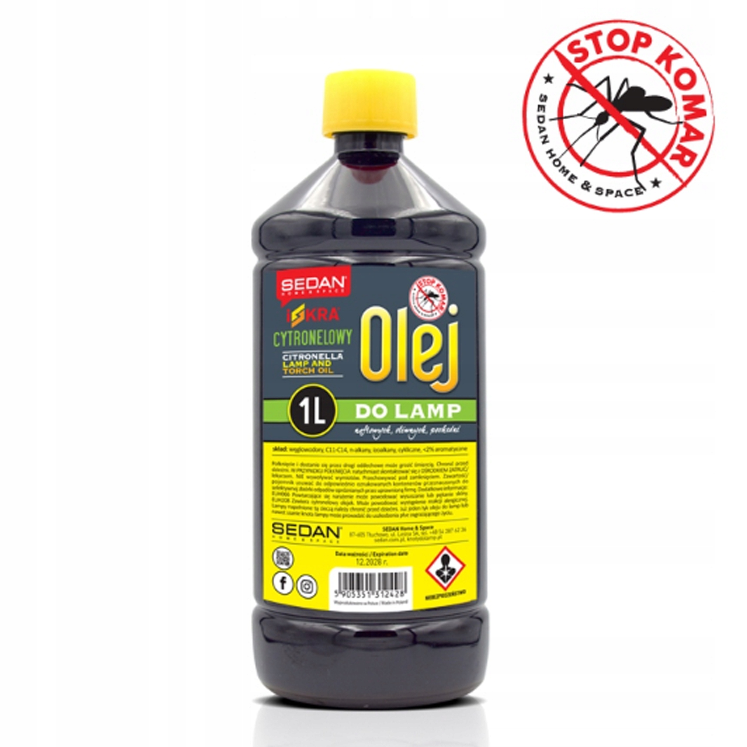 

Nafta Na Komary Owady Cytronelowa Do Lamp 1000 ml