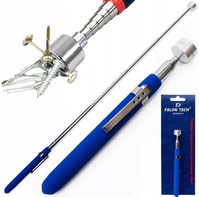 DŁUGI CHWYTAK MAGNETYCZNY MAGNES TELESKOPOWY MOCNY