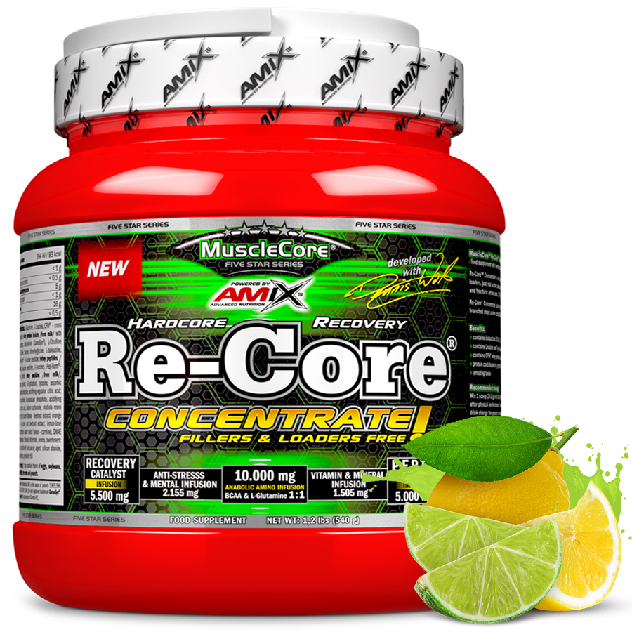 Potréninková regenerace Bcaa 811 protein Cfm aminokyseliny adaptogeny Lemon