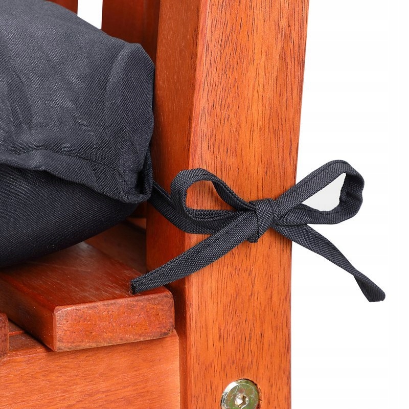 MATERAC PODUSZKA NA ŁAWKĘ ANTRACYT 145x45x8 Długość poduszki 145 cm