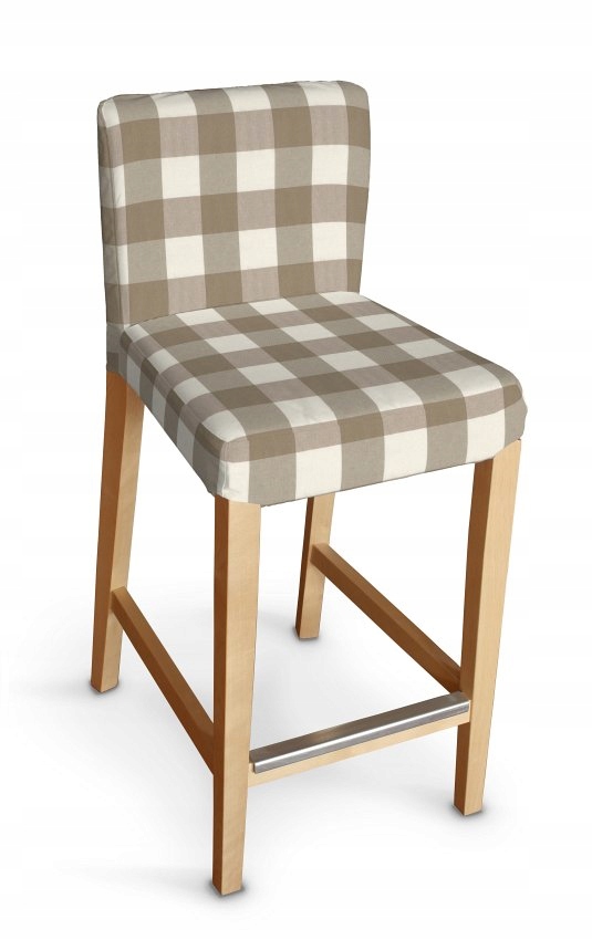 Dekoria potah na barovou židli Henriksdal krátký Ikea hnědý