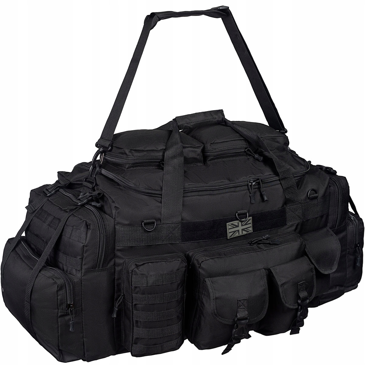 Torba Podróżna Na Ramie Transportowa Kombat Uk Saxon Holdall 125L Czarna