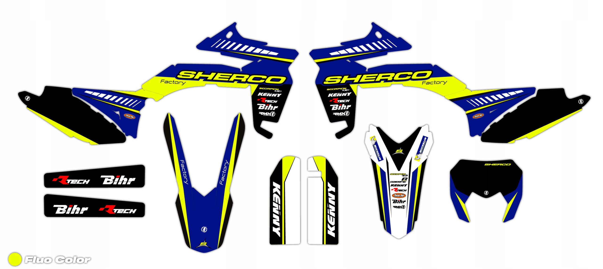 Dýha Samolepky na motor Sherco Se 13-16