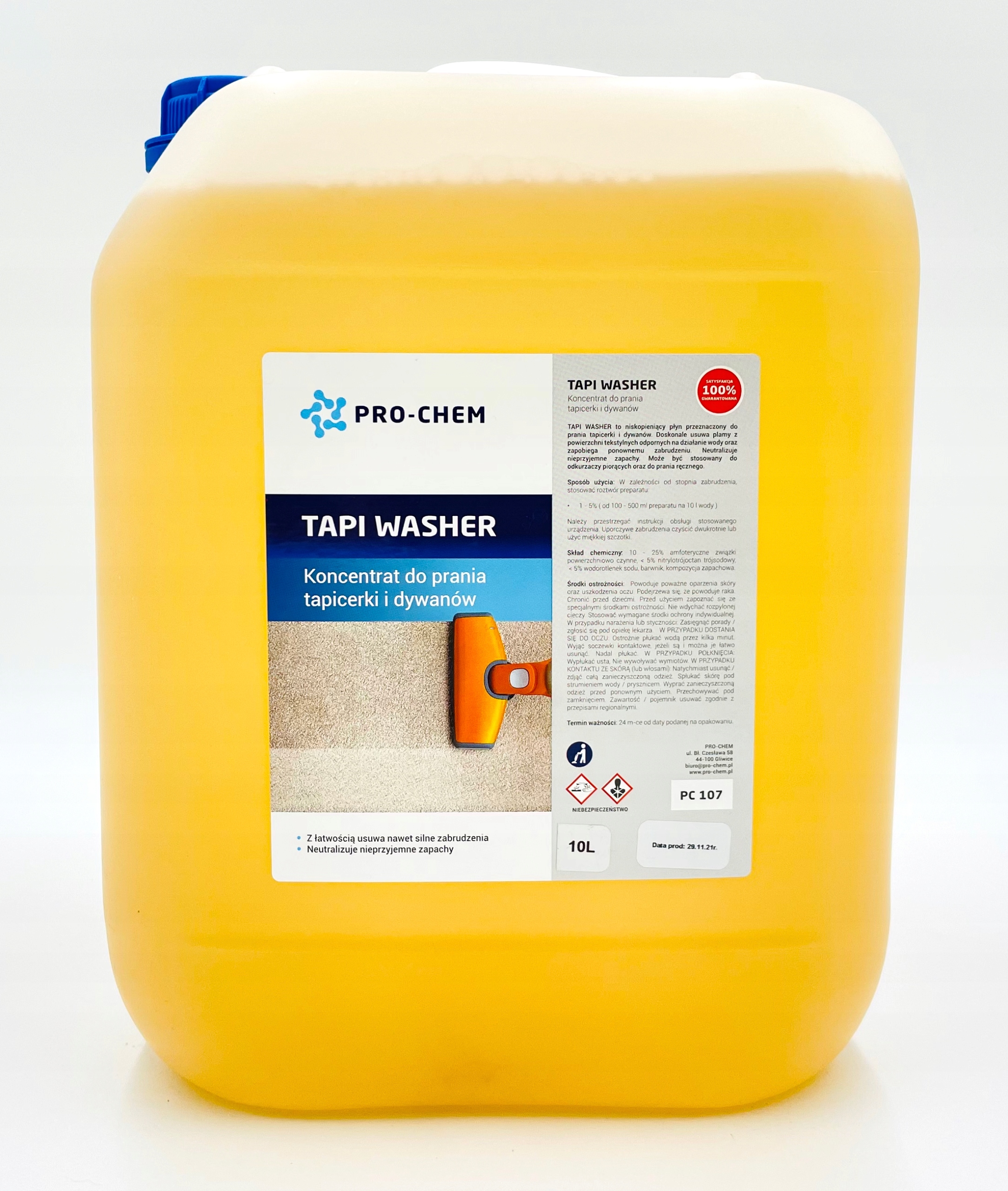 TAPI WASHER 10 КОНЦЕНТРАТ ДЛЯ ПРАННЯ ОББИВКИ ПОРОХОМ