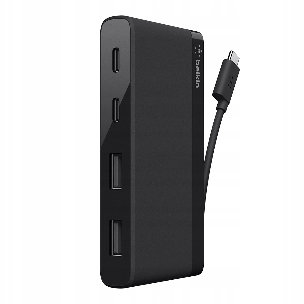 Belkin Hub Usb-c 2x Usb-c, 2x Usb-a, 5 Gbps, čierny