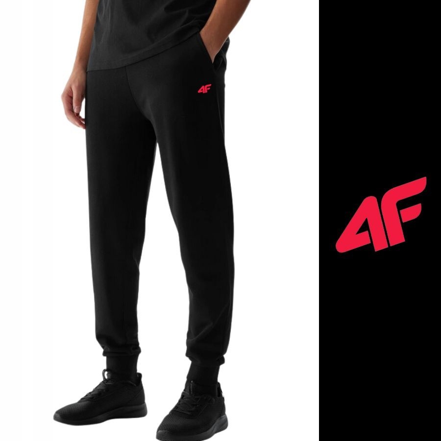 SPODNIE MĘSKIE 4F DRESOWE SPORTOWE JOGGERY DRESY NA CO DZIEŃ