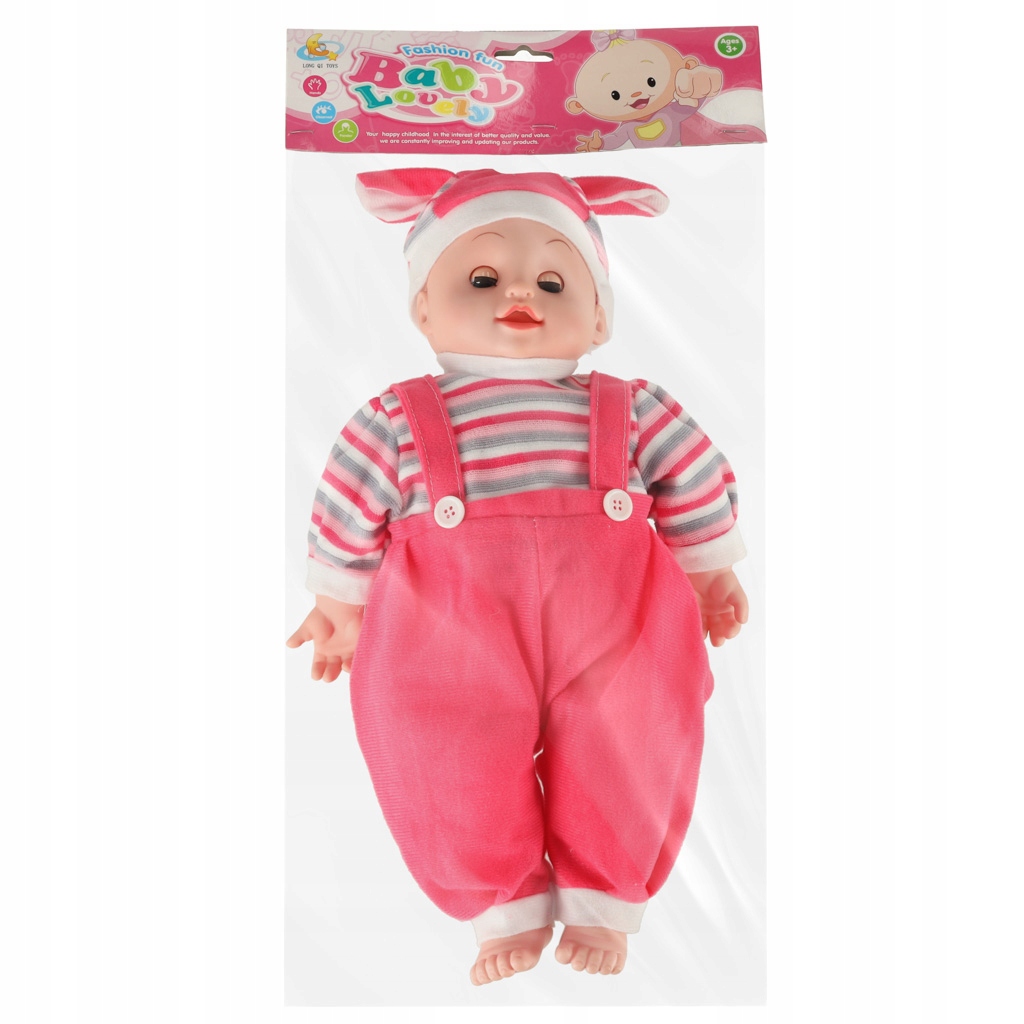 Lalka Maja bobas płacze śmieje się mówi 40cm Efekty dźwiękowe