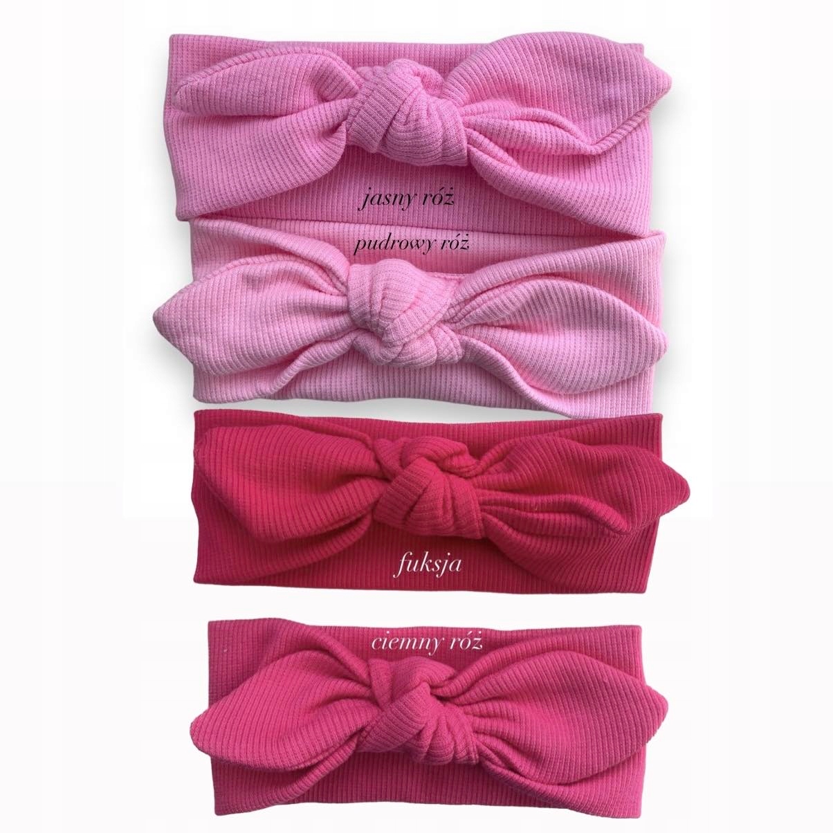 OPASKA NA GŁOWĘ PRĄŻKOWANA PIN-UP FUKSJA Marka Inna marka