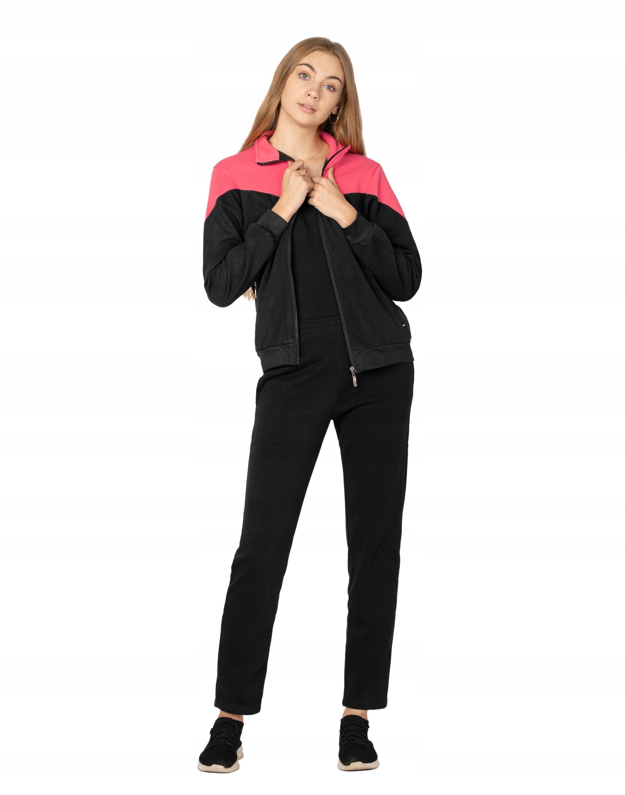 

Komplet Dresowy Damski Dres Bluza Spodnie 972-1 L