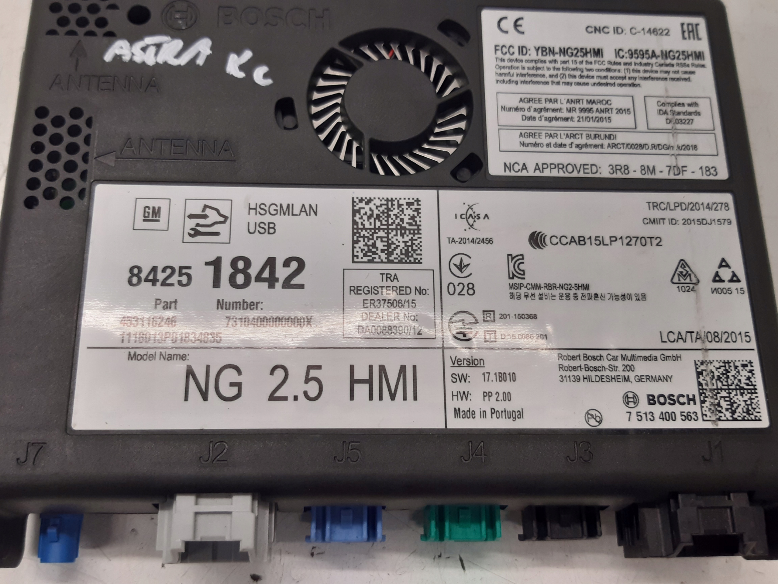 Module navi 84251842 Opel Astra K