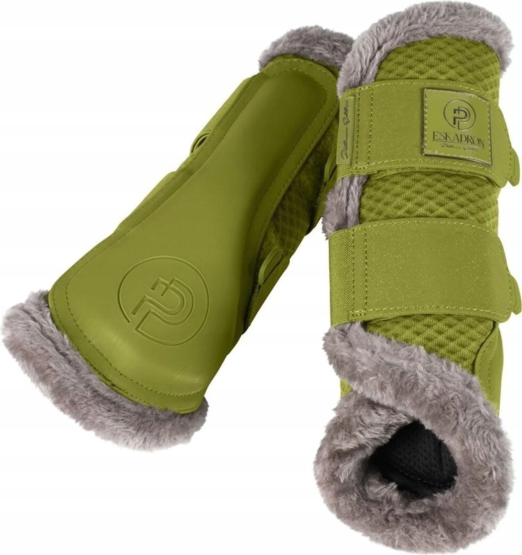 Ochraniacze Eskadron Mesh Fauxfur, Platinum Moss Green L