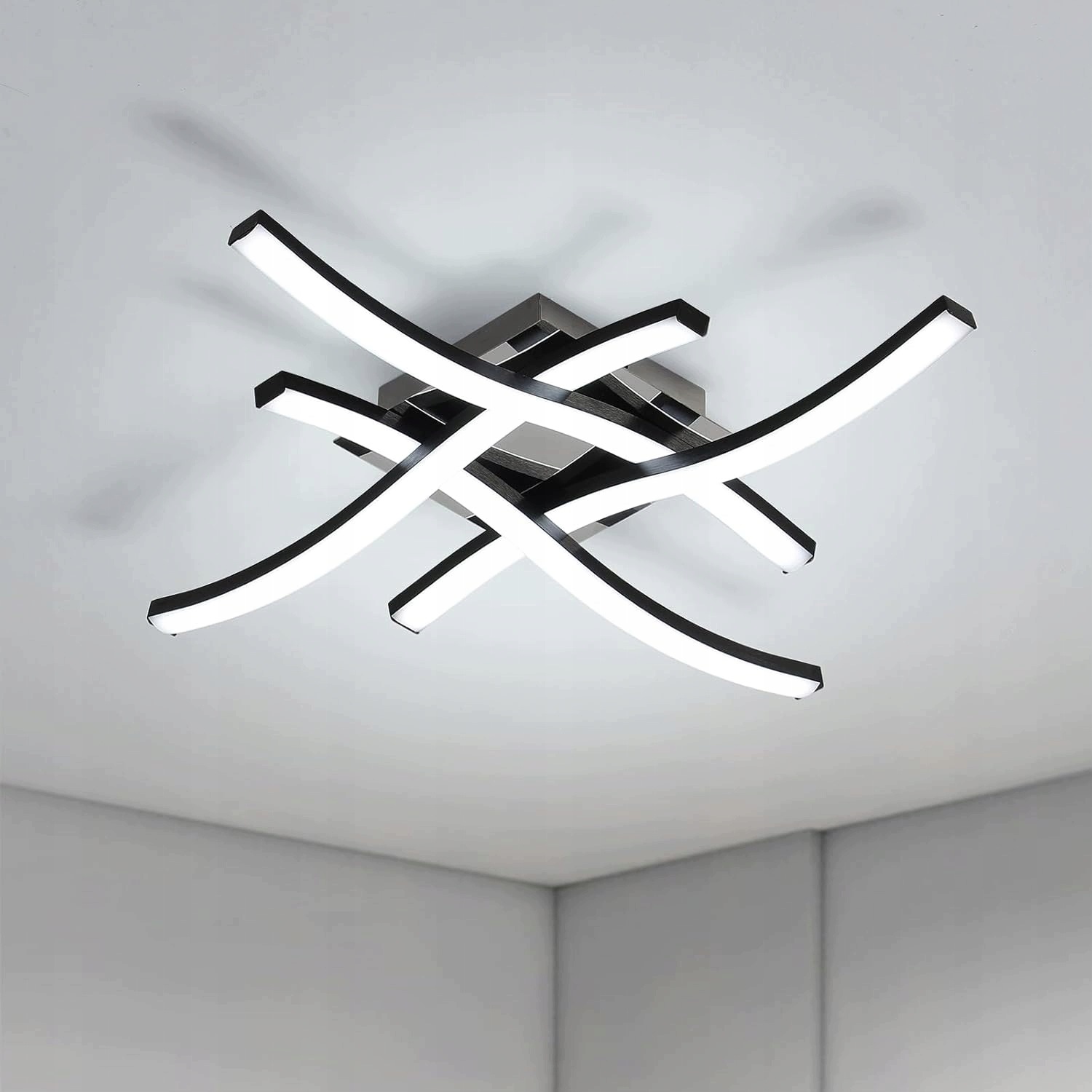 Lampa sufitowa Led Wisząca regulowana 48W 6000K żyrandol Plafon