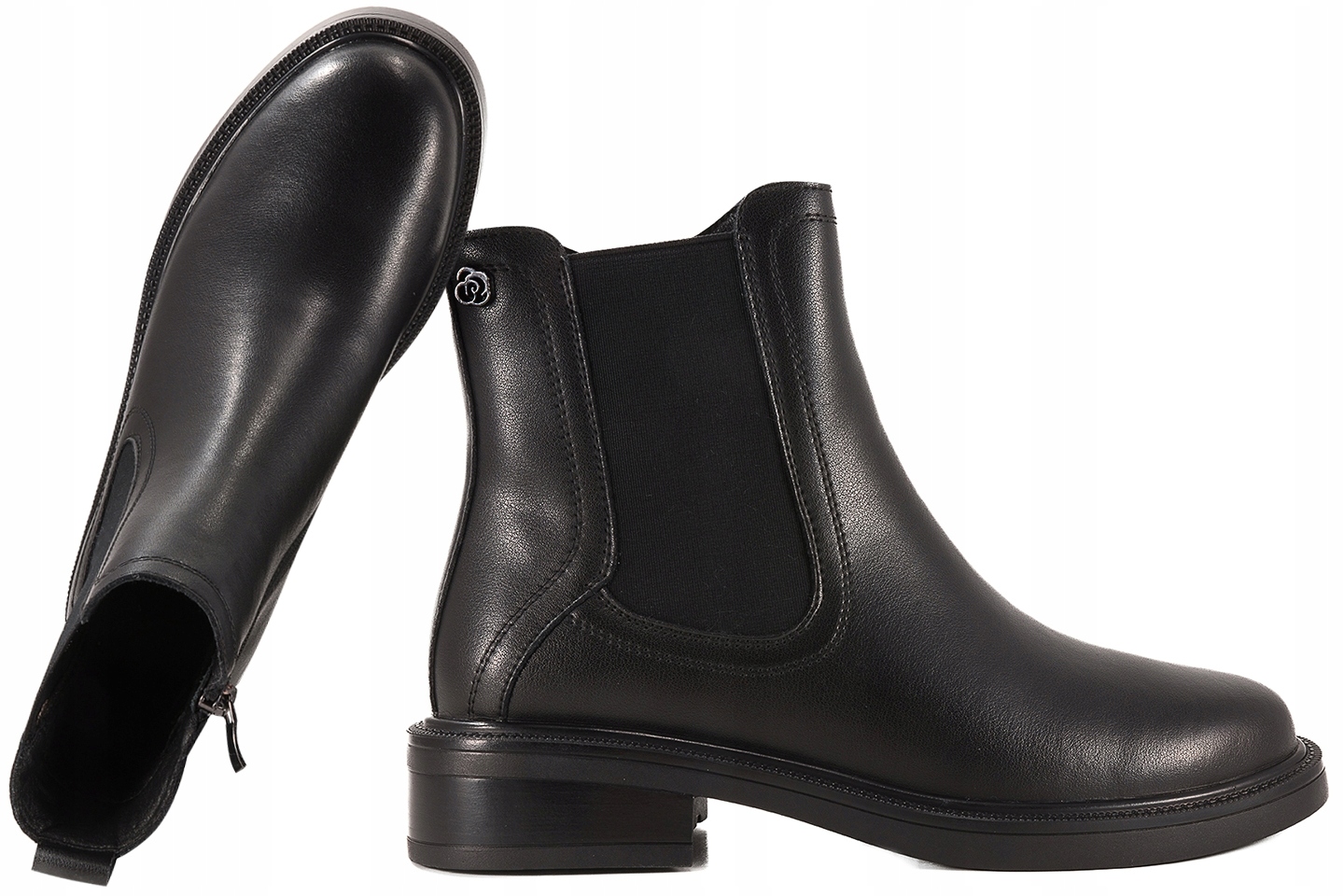 D&a S.barski MK52-018 Zimní Kozačky Dýky Kotníkové Boty Zateplené Kůží 37 Č