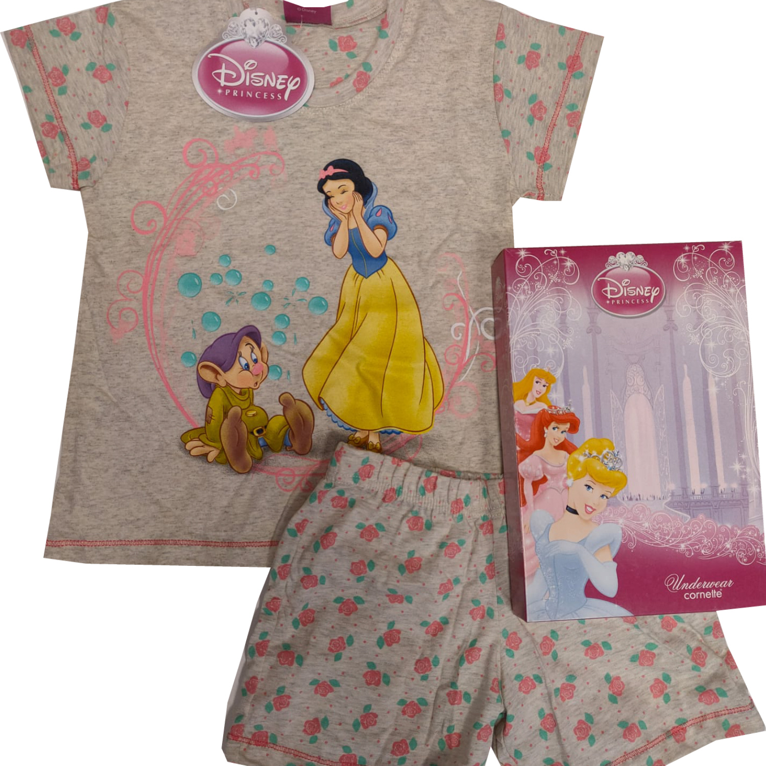 

Cornette piżama dziewczęca 854 Princess Śnieżka