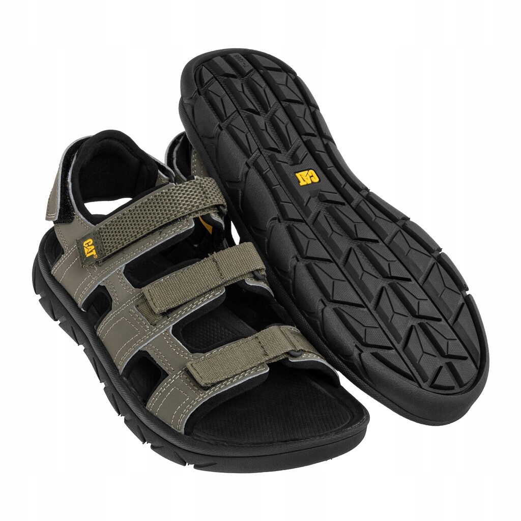 Trekové sportovní sandály na suchý zip Cat Footwear Cadent Dark Olive 42