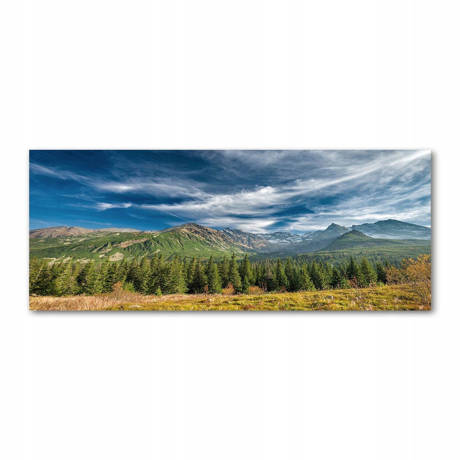 

Foto obraz szkło akryl Jesień w Tatrach 125x50 cm