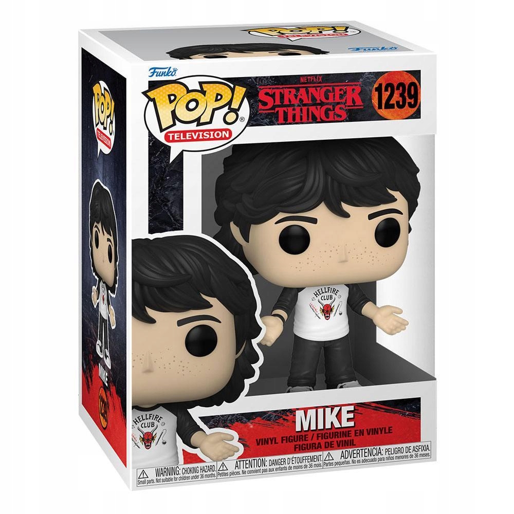 ++ Stranger Things Funko POP! TV figurka Mike 9... Marka Funko Pop!