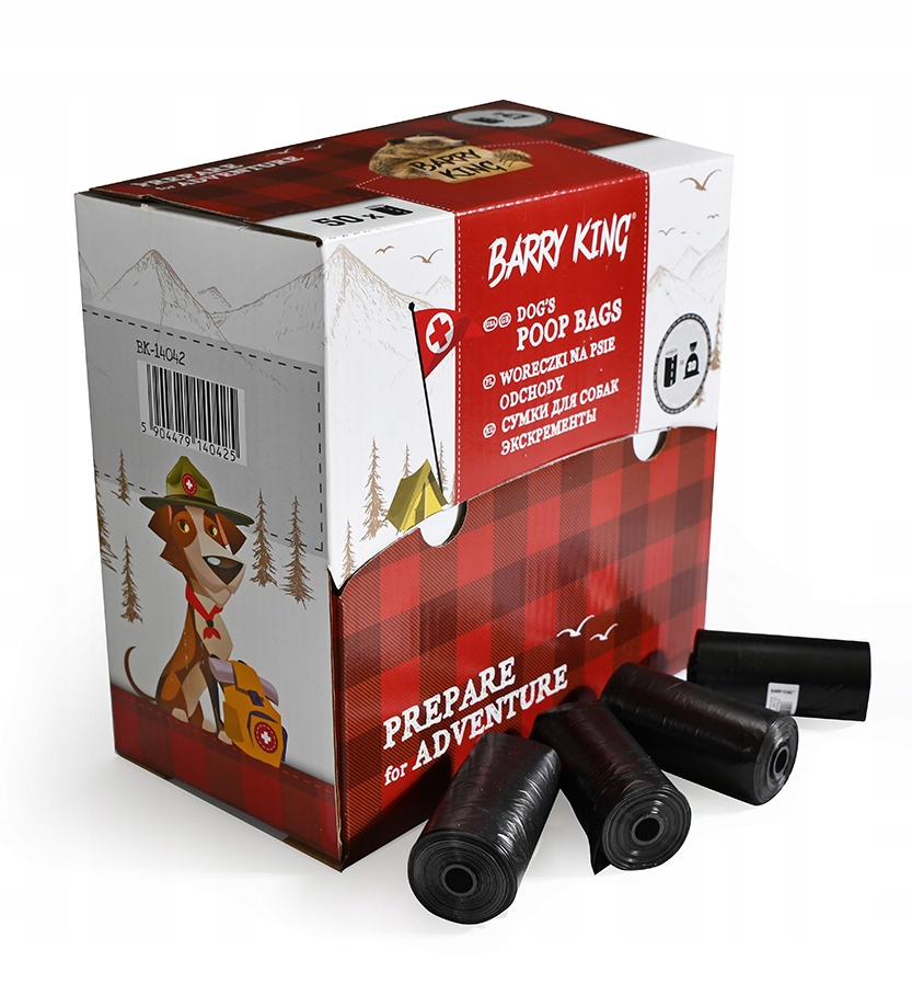 

Barry King Worki na psie odchody czarne 50x20szt