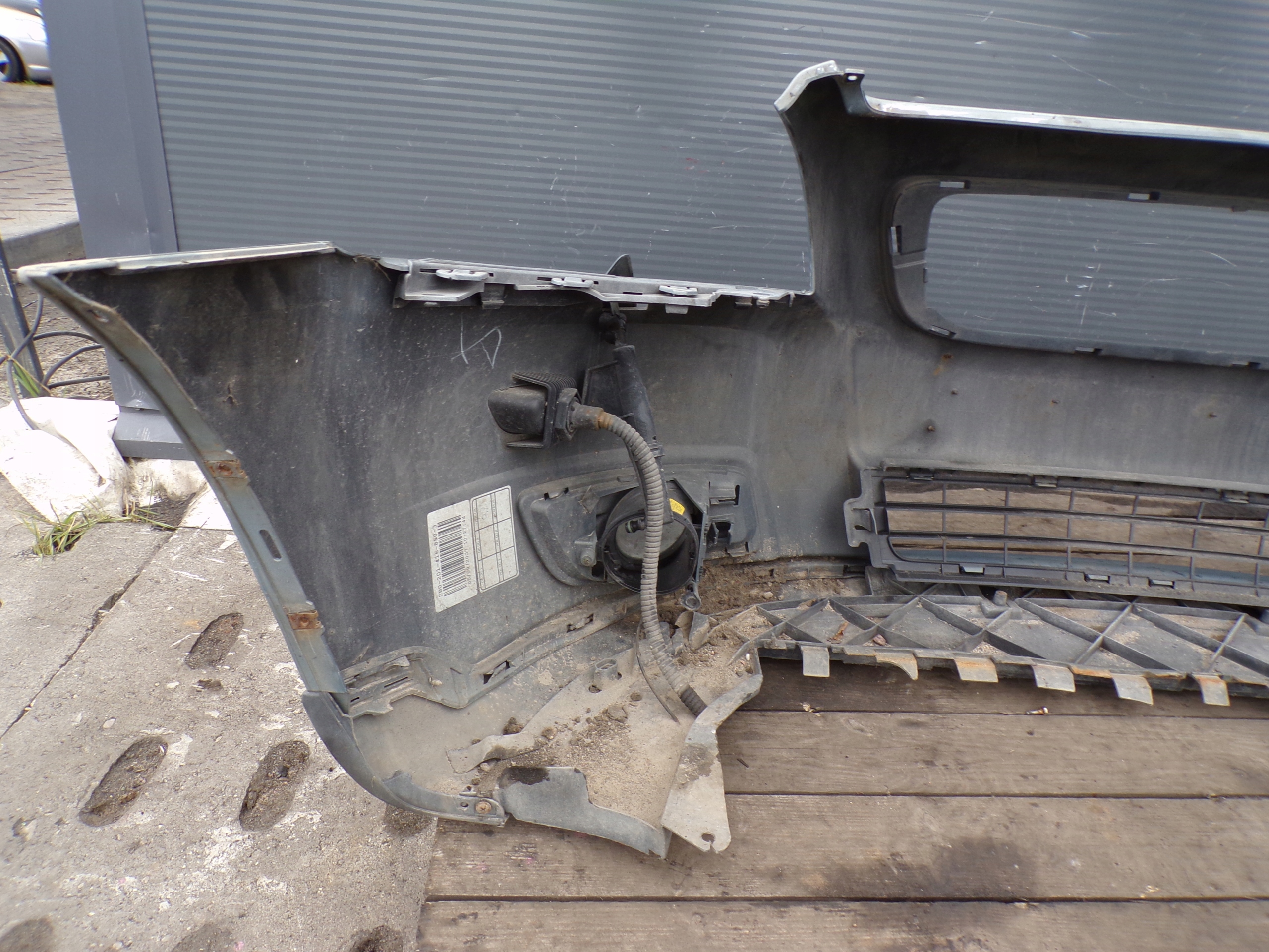 front bumper front VOLVO V50 S40 2 II LIFT washers