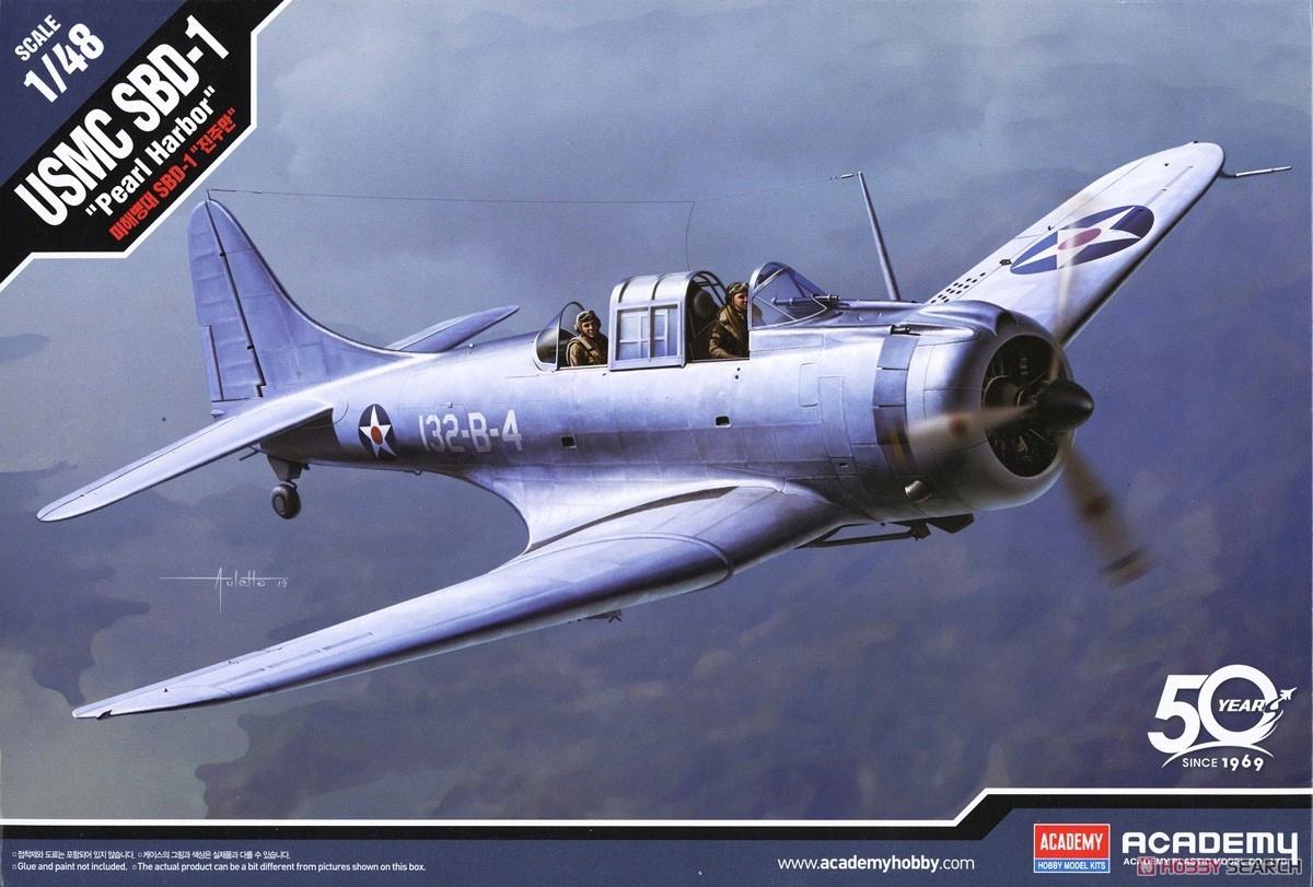 Academy Model ke slepení Usn SBD-1 Pearl Harbour