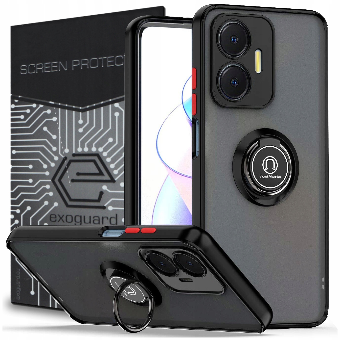 

Case Etui Pancerne Obudowa+szkło do Realme C55