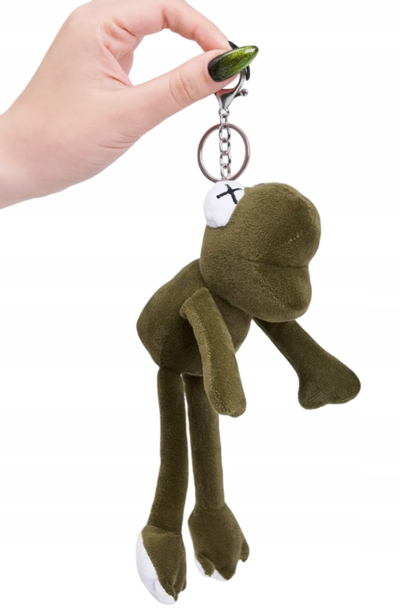 BRELOK BRELOCZEK ZAWIESZKA UNIWERSALNY ŻABA ŻABKA DO PLECAKA DO TORBY